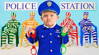 Oliver and Prison Escape Adventure | Police Stories For Kids