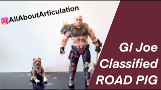 ALL ABOUT ARTICULATION - GI Joe Classified Road Pig