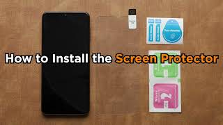 How to install the screen protector！