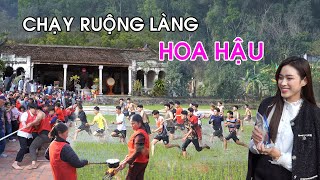 Chạy thẻ, nấu cơm, kéo co ngày mùng 2 Tết tại làng Hoa hậu Đỗ Thị Hà | LAM SƠN TV