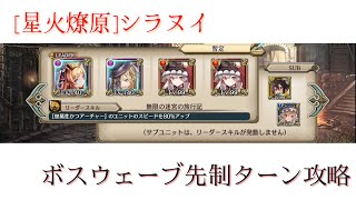 【幻獣契約クリプトラクト】シラヌイ　ボスウェーブ先制ターン攻略