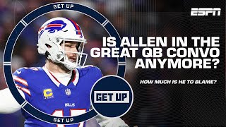 Josh Allen OUT of the GREAT QBs CONVERSATION after playoff LOSS to the Chiefs? 😳