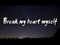 Bebe Rexha - Break My Heart Myself (feat. Travis Barker) [Lyrics]