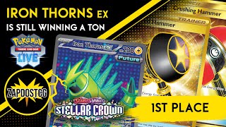 1st Place Iron Thorns ex Deck In Stellar Crown Format (Pokemon TCG)