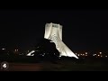 𝕝 4k 𝕝 azadi tower at night 2022 tehran iran 😍 irantourism