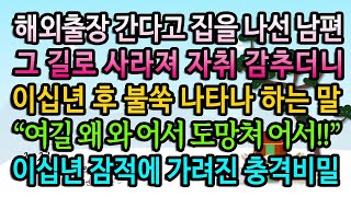 [실화사연] 해외출장 간다고 사라진 남편이 20년 만에 나타났다 / 유튜브드라마 / 사연낭독