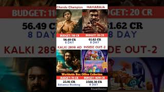 Chandu Champion 🆚 Maharaja 🆚 Kalki 2898 AD 🆚 inside Out 2 | #shorts #kalki2898adtrailer #kalki2898ad