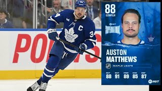 Auston Matthews Has Finally Upgraded NHL 25 Hut