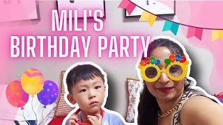 ನಮ್ Opposite ಮನೆ Paapu Birthday Party 🎉 || ಚೈನೀಸ್ Family jothe Dinner 💖 || Chinese Apartment Tour ||