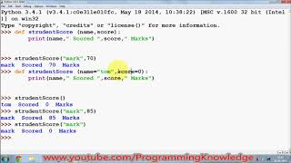 Python Tutorial for Beginners 14 Default parameters and Multiple Arguments in Python YouTube