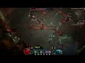 Diablo 4 level 61 Summoner Necromancer vs level 70 capstone dungeon final boss