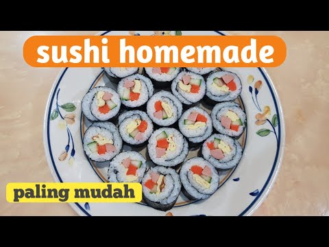 Cara Membuat Sushi Sederhana & Mudah - YouTube