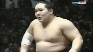 Hatsu 2002 Day 9 (Kokonoka-me) (平成14年初場所9日目)