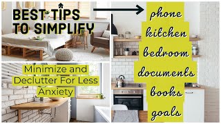 How to Declutter and Minimalize Your Life #Minimalism #declutter  #minimalismandmentalhealth