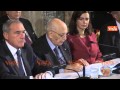 NAPOLITANO AVANTI CON LE RIFORME SENZA BATTUTE D ARRESTO E CON COERENZA 16-12-14