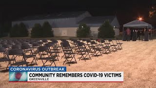 Memorial held in honor of Greenville County residents who passed away from COVID-19