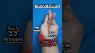 Mudra for body detoxification #hastmudra #detox #shorts