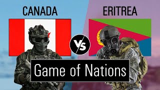 Canada vs Eritrea military  power  comparison