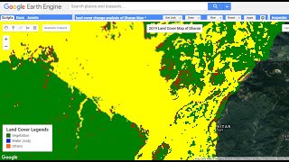 Land Use Land Cover Change (LULCC) between 2001 and 2019 in Google Earth Engine (Study Area: Dharan)