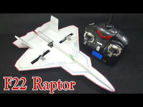 How To Make A RC Airplane F-22 Raptor How To Make A RC Airplane F-22 Raptor