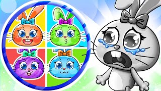 Find My Color Song 🌈 Learn Colors by Sharky Bunny Kids Songs