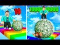 DESTROYING NOOBS WITH BIGGEST MONEY BALL IN ROBLOX!!