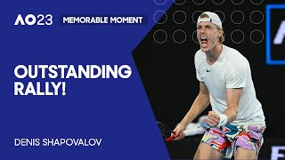 Denis Shapovalov Wins Stunning Point! | Australian Open 2023
