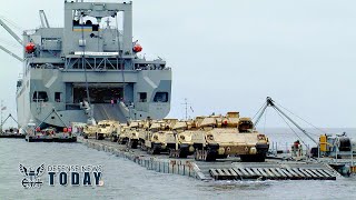 U.S. Ships Hundreds of Armored Vehicles and M1-Abrams Tanks to Ukraine
