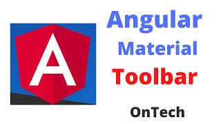 Learn Angular Material | Part #13 | Toolbar Component | Angular Material for Beginner