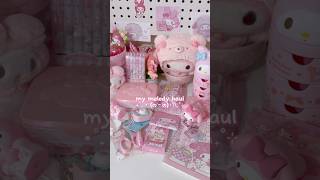 my melody temu haul 💕 #sanrio #hellokitty#mymelody #temu #haul #desk #aesthetic #kawaii #asmr #kpop