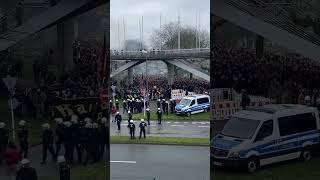 Dynamo Dresden | Fanmarsch der Ultras zum Stadion BVB 🖤💛