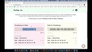 How to convert timestamp to Date & Time (Live Website)
