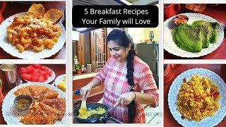 5 Breakfast Recipes - That your family will Love