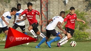 MTUTD.TV ไฮไลท์ฟุตบอลอุ่นเครื่องสโมสรเอสซีจีเมืองทองฯ 3-0 โฮม ยูไนเต็ด สิงคโปร์