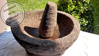 Como Curar Un Molcajete