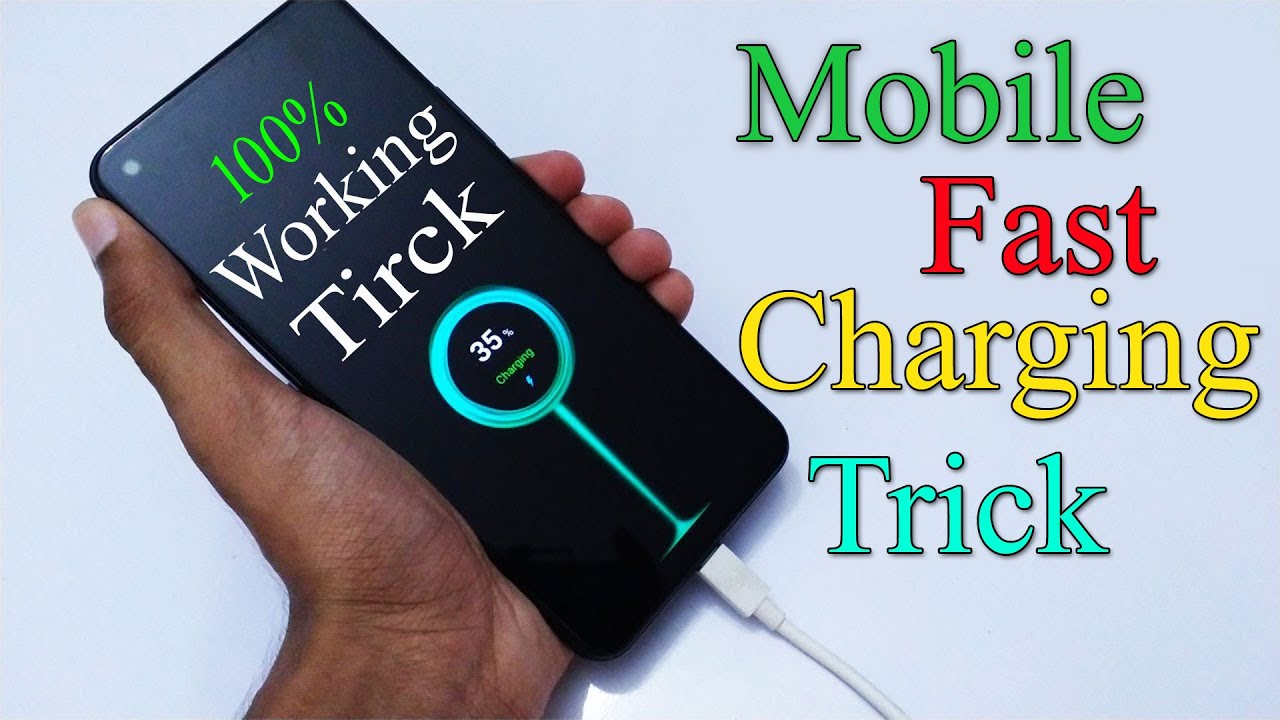 How To Charge Your Phone Faster // Mobile Fast Charging Trick / Mobile ...