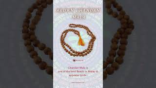 Remedywala Brown Chandan Mala Charged Activated Energized Brown Sandalwood Hand Knotted mala