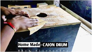 How To Make Cajon Drum Box At Home 🪛Home Made Cajon🪚 How To Make Cajon Box🔨Work Allrounder