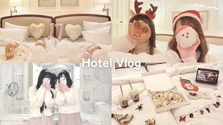 【vlog】ディズニー前日のホカンス🎀\u0026クリパ🎄/ ジャニオタ/高校生/道長🩷💛/ホテルザマンハッタン