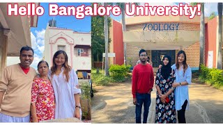 Visiting my college, friends and teachers from Bangalore University |