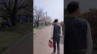 花見してきた🌸#夫婦の休日#おでかけ#ドライブ#花見#佐賀#春#vlog #shorts