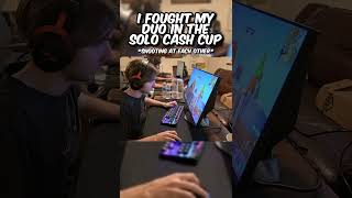 I FOUGHT My Duo Partner In The Solo Cash Cup😂