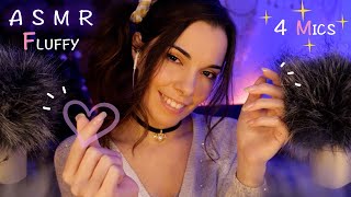 ASMR FR ~ Grattes Grattes Time 💕 SCALP & BRAIN MASSAGE 💕 Fluffy, Mic & Deep Scratching, Humming, Shh