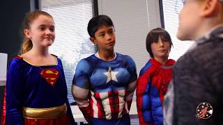 New Sky Kids Super Episode 7 - Superhero Intern with the Super Squad and Little Heroes