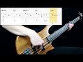 Undertale (Toby Fox) - Ruins (Bass Cover) (Play Along Tabs In Video)