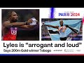 Noah Lyles blasted as ‘arrogant and loud’ by Olympic 200m champion Letsile Tebogo 👀 | #Paris2024