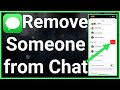How To Remove Someone From Group Chat On iMessage