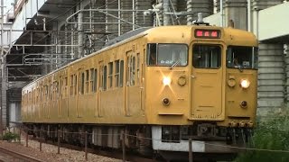 【山陽本線】JR西日本　地域色115系電車　ｵｶD-22編成