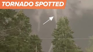 Watch: Tornado Within Derecho Forms In South Dakota