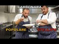 Carbonara popolare VS carbonara stellata